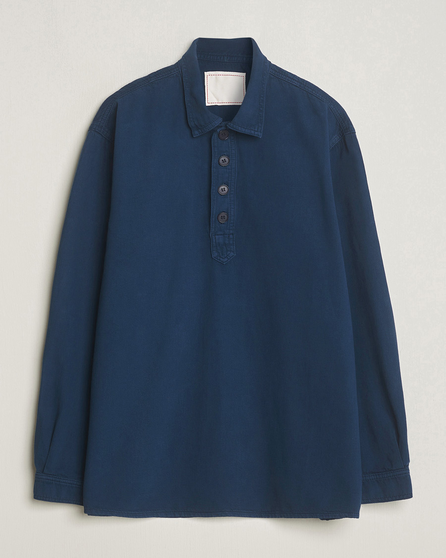 Herre | Skjorter | Jeanerica | Lala Popover Shirt Dark Navy