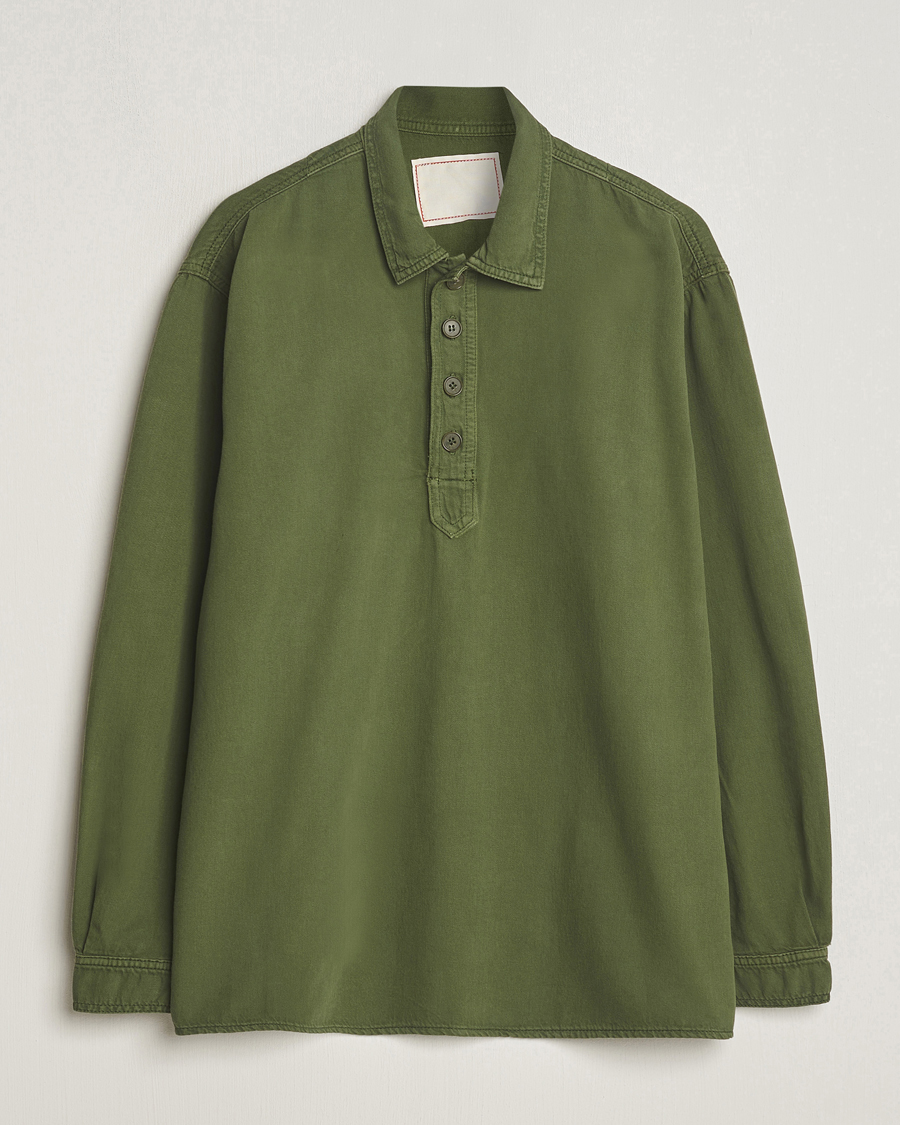 Herre | Skjorter | Jeanerica | Lala Popover Shirt Green