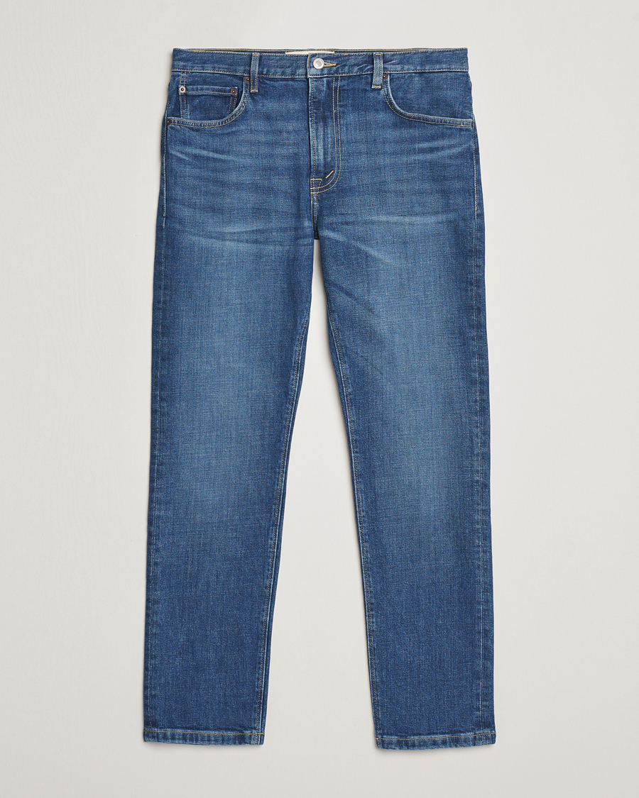 Herre | Jeans | Jeanerica | TM005 Tapered Jeans Tom Mid Blue Wash