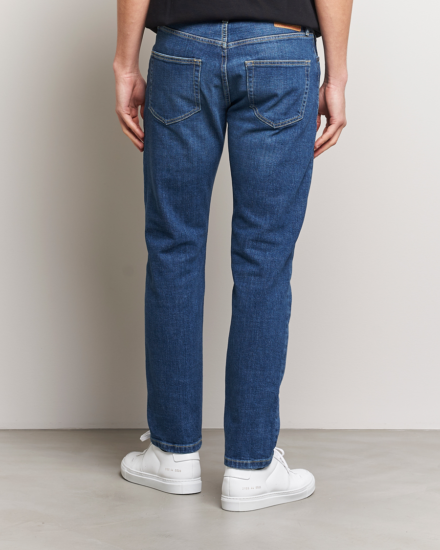 Herre | Jeans | Jeanerica | TM005 Tapered Jeans Tom Mid Blue Wash