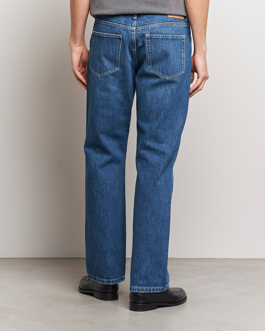 Herre | Jeans | Jeanerica | SM010 Straight Jeans Tom Mid Blue Wash