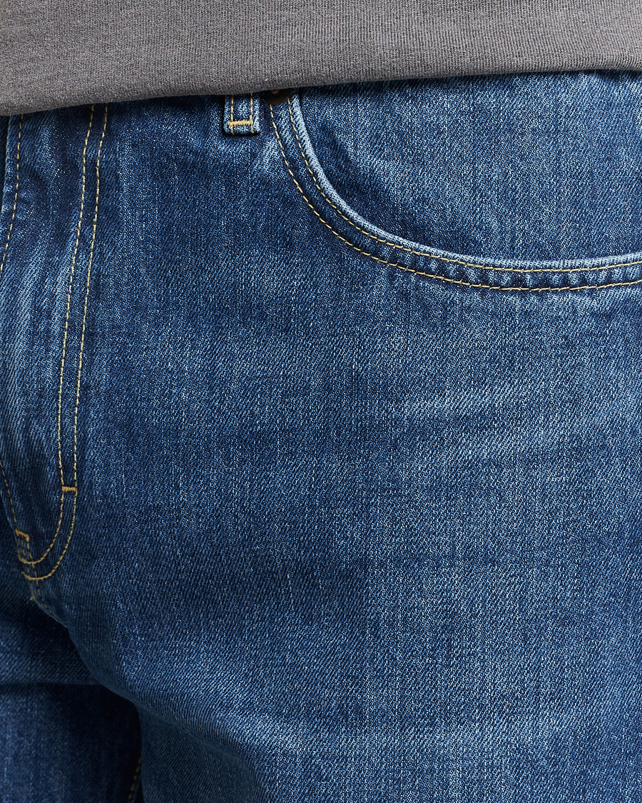 Herre | Jeans | Jeanerica | SM010 Straight Jeans Tom Mid Blue Wash
