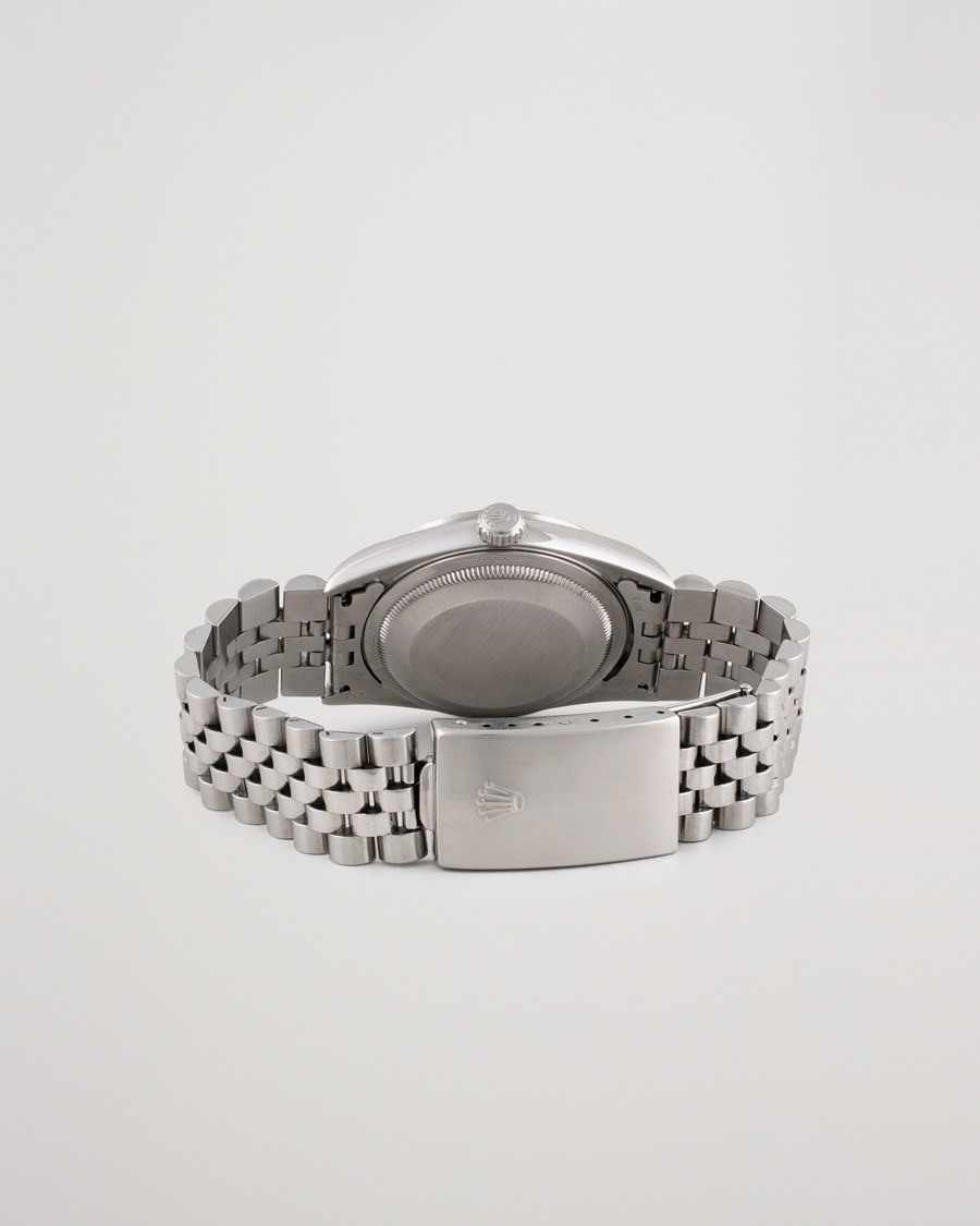 Herre | Rolex Pre-Owned Datejust 16220 Oyster Perpetual Black Steel Black Steel Black | Rolex Pre-Owned | Datejust 16220 Oyster Perpetual Black Steel Black Steel Black