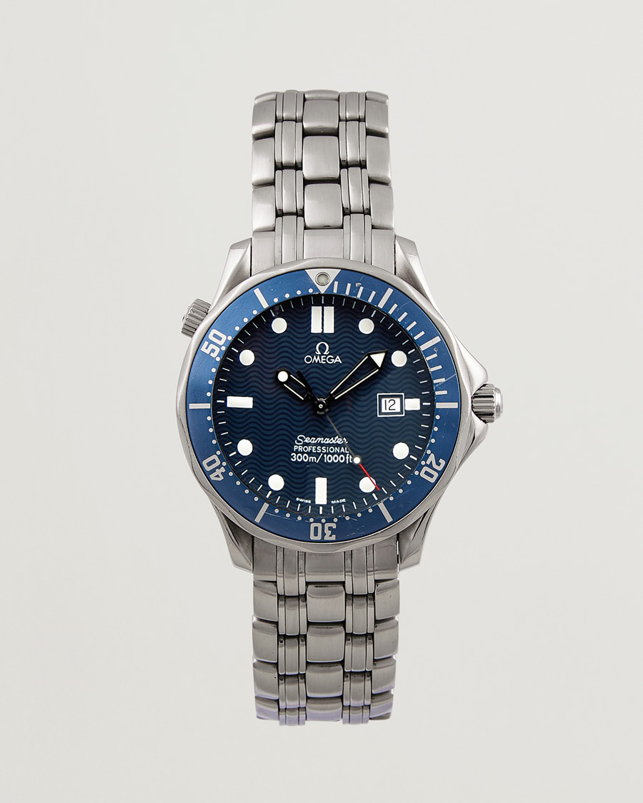Herre | Omega Pre-Owned Seamaster Diver 300M 2541.80.00 Steel Blue Steel Blue | Omega Pre-Owned | Seamaster Diver 300M 2541.80.00 Steel Blue Steel Blue