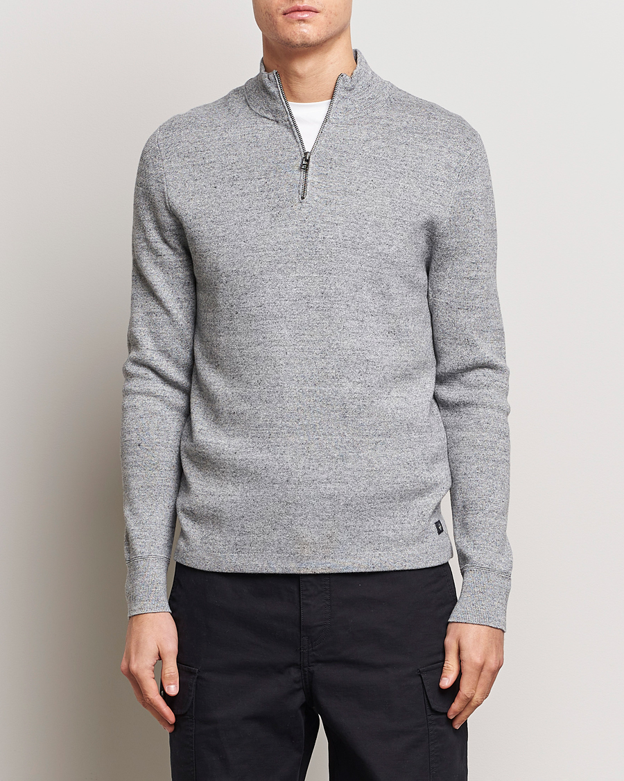 Herre | Avdelinger | Dockers | Half Zip Sweater Smokestack Heather