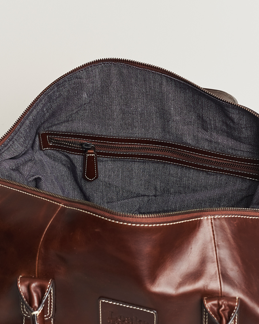 Herre | Vesker | Loake Shoemakers | Balmoral Veg Tanned Leather Overnight Bag Brown