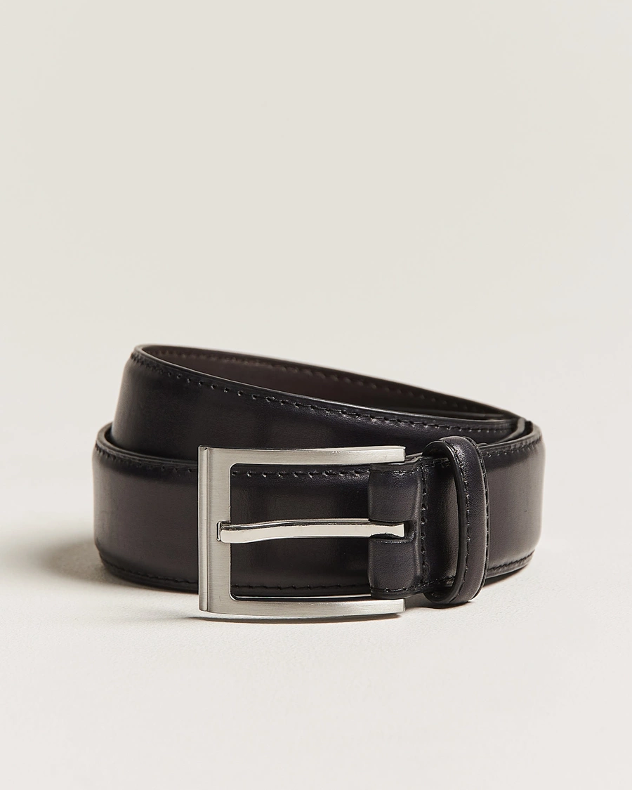 Herre | Belter | Loake Shoemakers | Philip Leather Belt Black