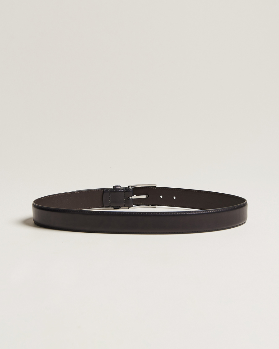 Herre | Belter | Loake Shoemakers | Philip Leather Belt Black