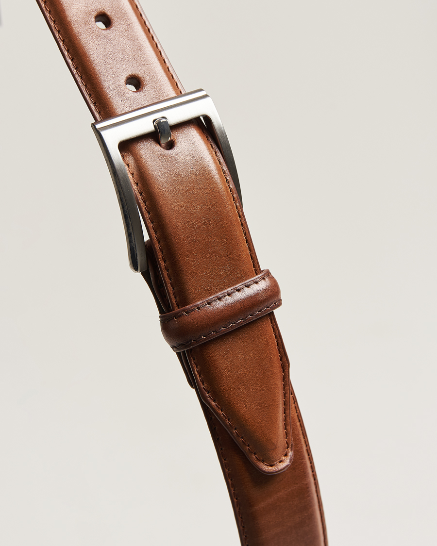 Herre | Belter | Loake Shoemakers | Philip Leather Belt Cedar