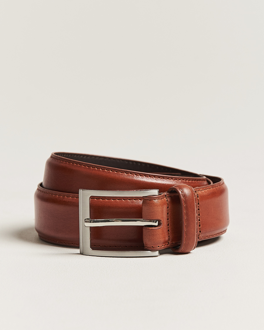 Herre | Belter | Loake Shoemakers | Philip Leather Belt Mahogany