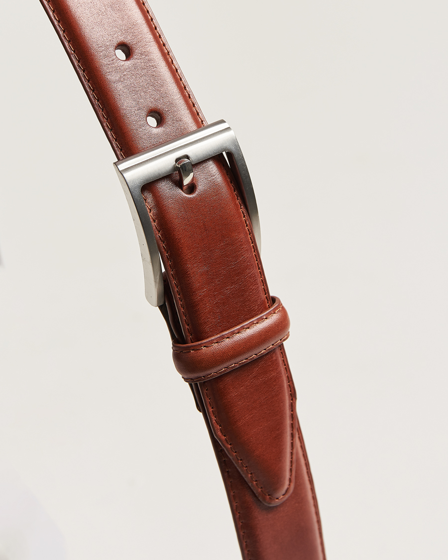 Herre | Belter | Loake Shoemakers | Philip Leather Belt Mahogany