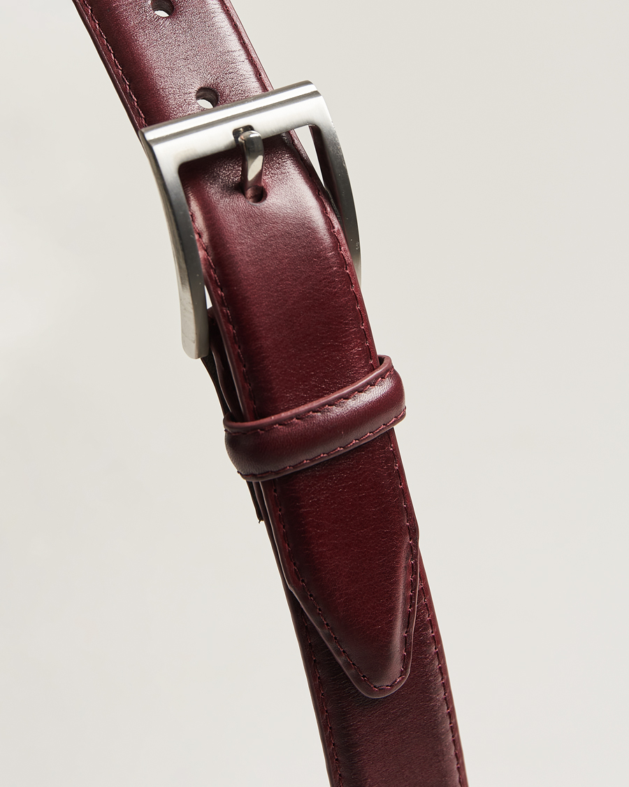 Herre | Belter | Loake Shoemakers | Philip Leather Belt Burgundy