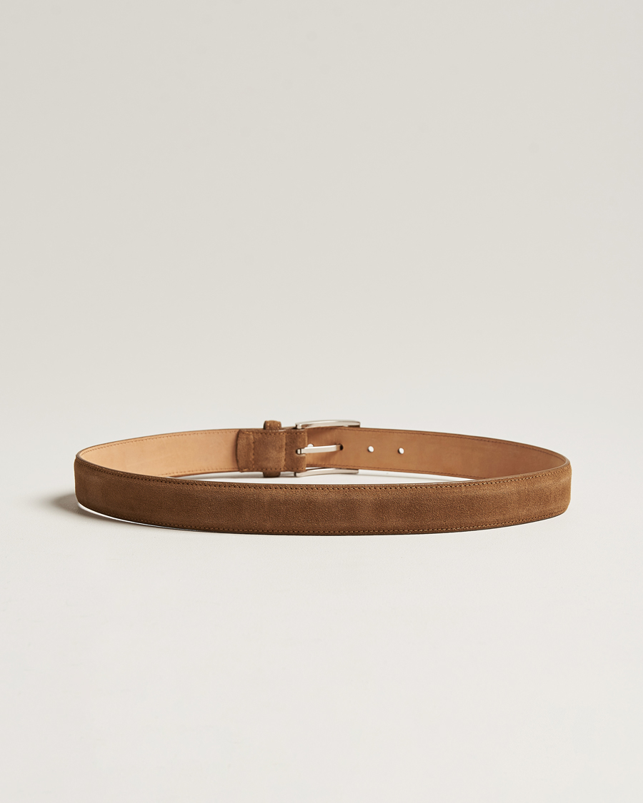 Herre | Belter | Loake Shoemakers | William Suede Belt Tan