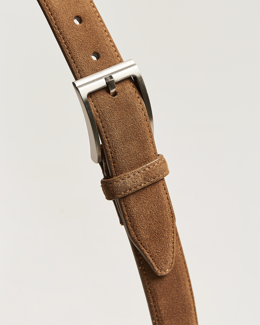 Herre | Belter | Loake Shoemakers | William Suede Belt Tan