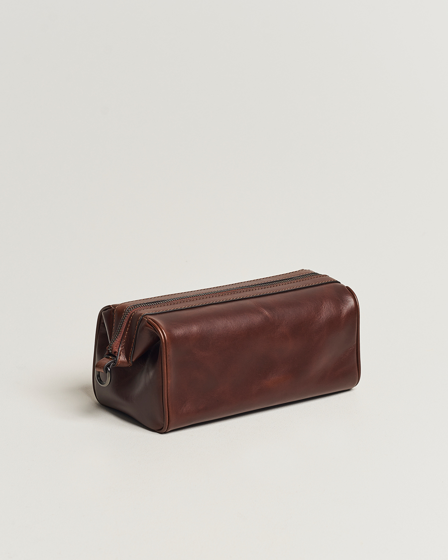 Herre | Belter | Loake 1880 | Thames Leather Washbag Brown