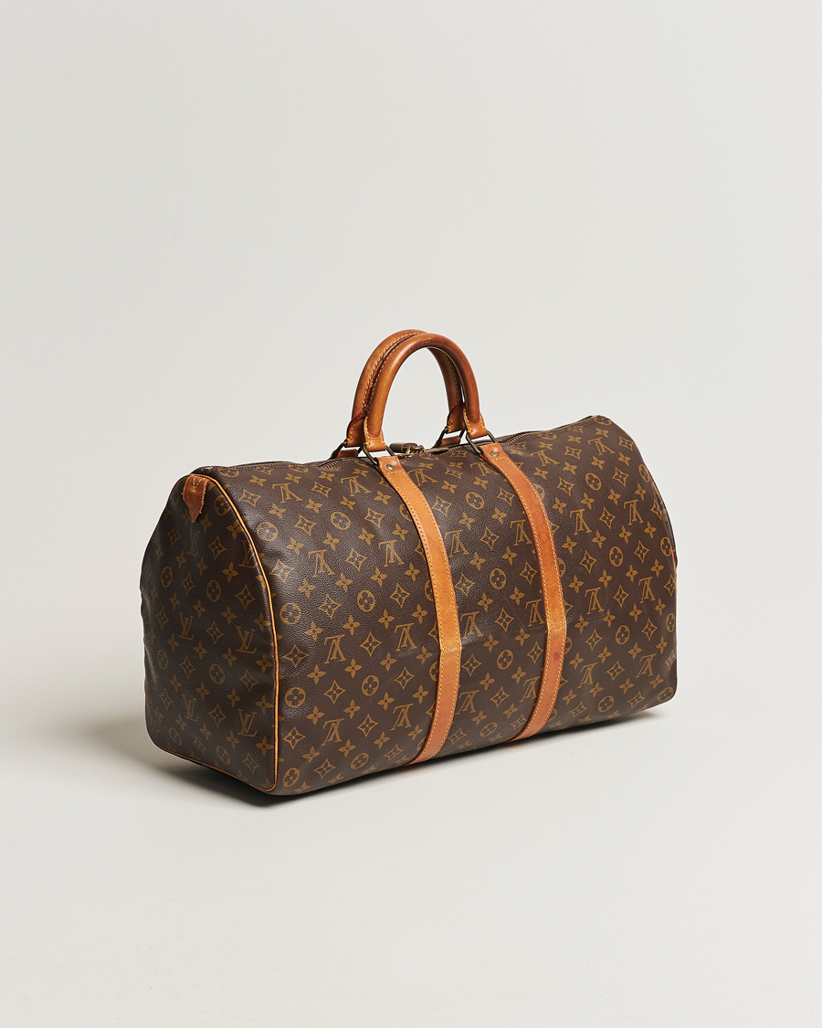 Herre | Louis Vuitton Pre-Owned Keepall 50 Bag Monogram | Louis Vuitton Pre-Owned | Keepall 50 Bag Monogram