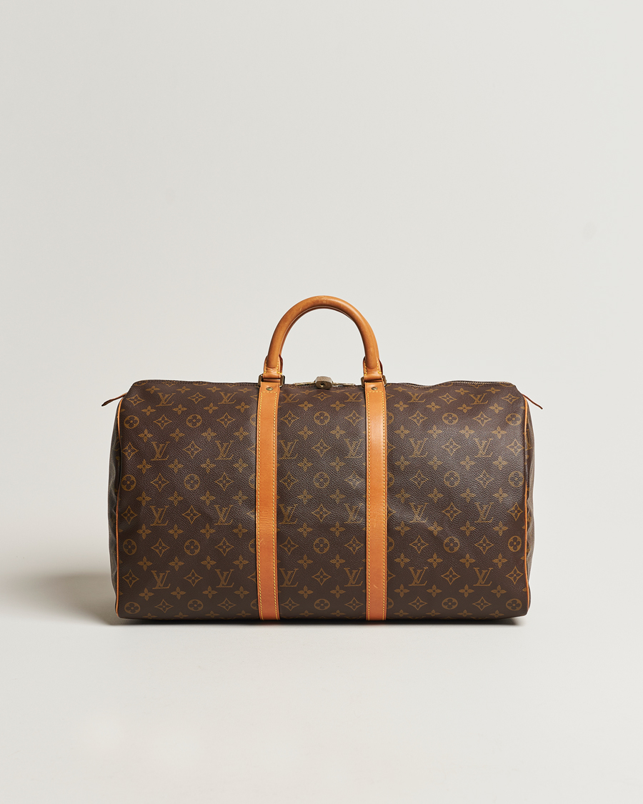 Herre | Louis Vuitton Pre-Owned Keepall 50 Bag Monogram | Louis Vuitton Pre-Owned | Keepall 50 Bag Monogram
