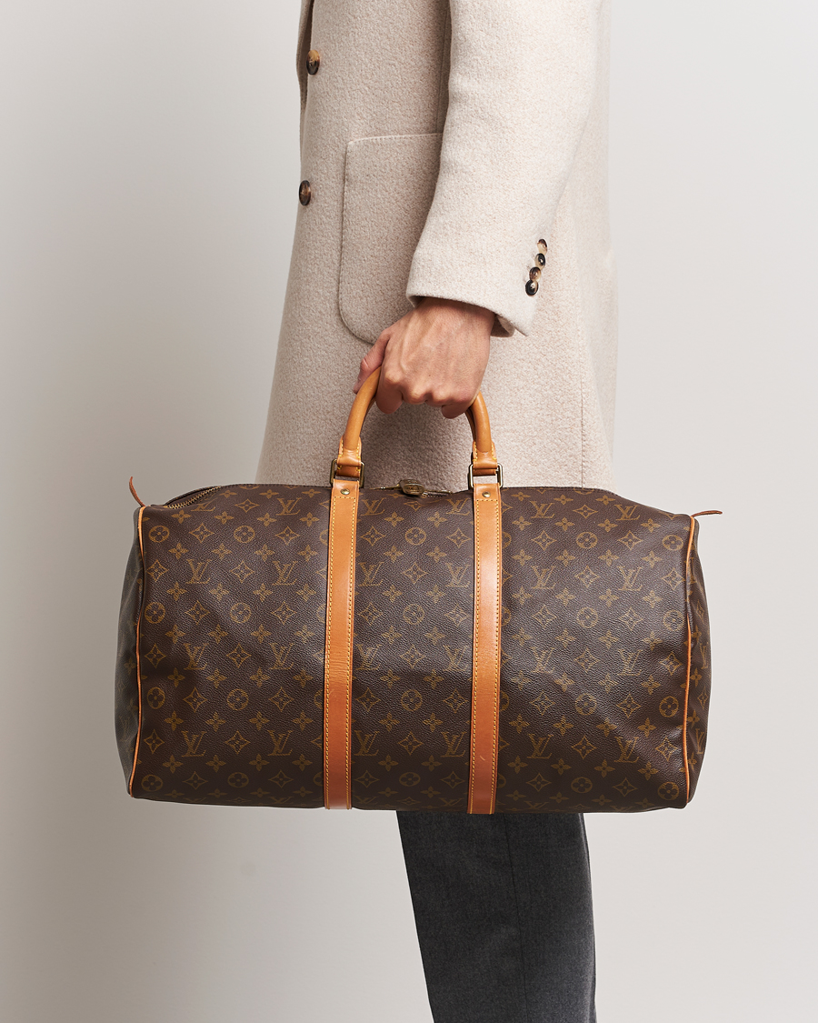 Herre | Louis Vuitton Pre-Owned Keepall 50 Bag Monogram | Louis Vuitton Pre-Owned | Keepall 50 Bag Monogram
