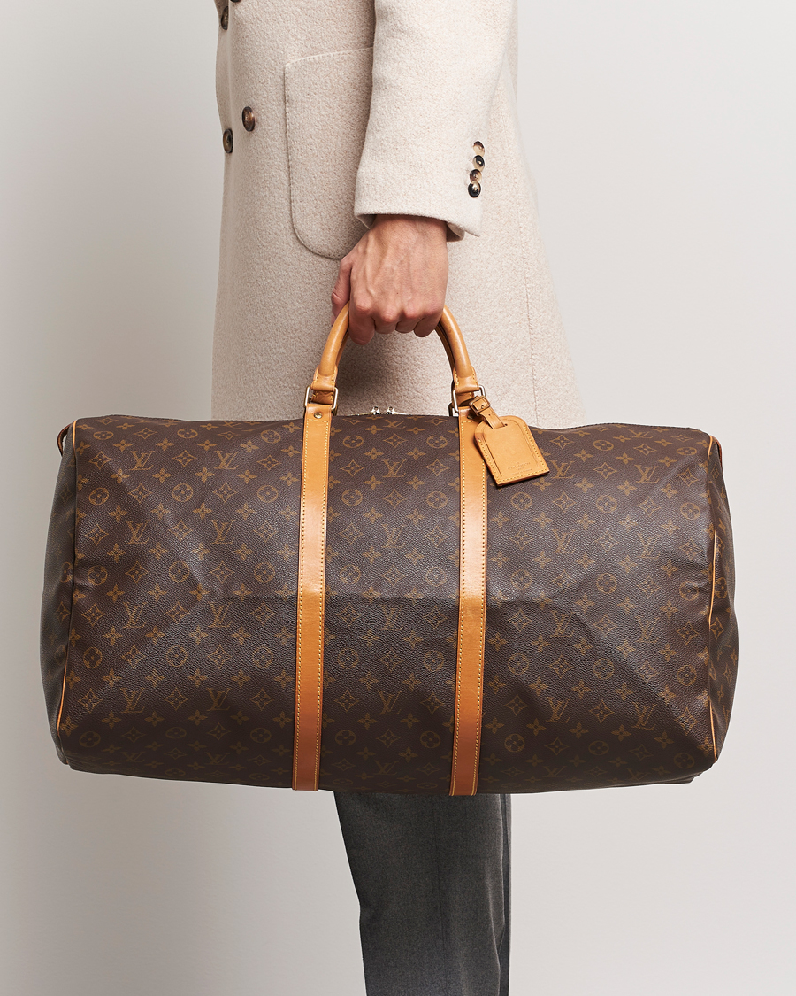 Herre | Louis Vuitton Pre-Owned Keepall 60 Bag Monogram | Louis Vuitton Pre-Owned | Keepall 60 Bag Monogram
