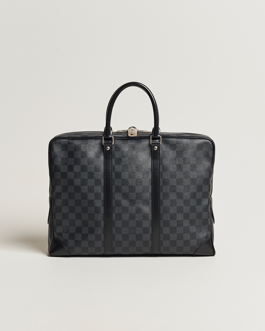 Herre |  | Louis Vuitton Pre-Owned | Porte-Documents Voyager Briefcase Damier Graphite