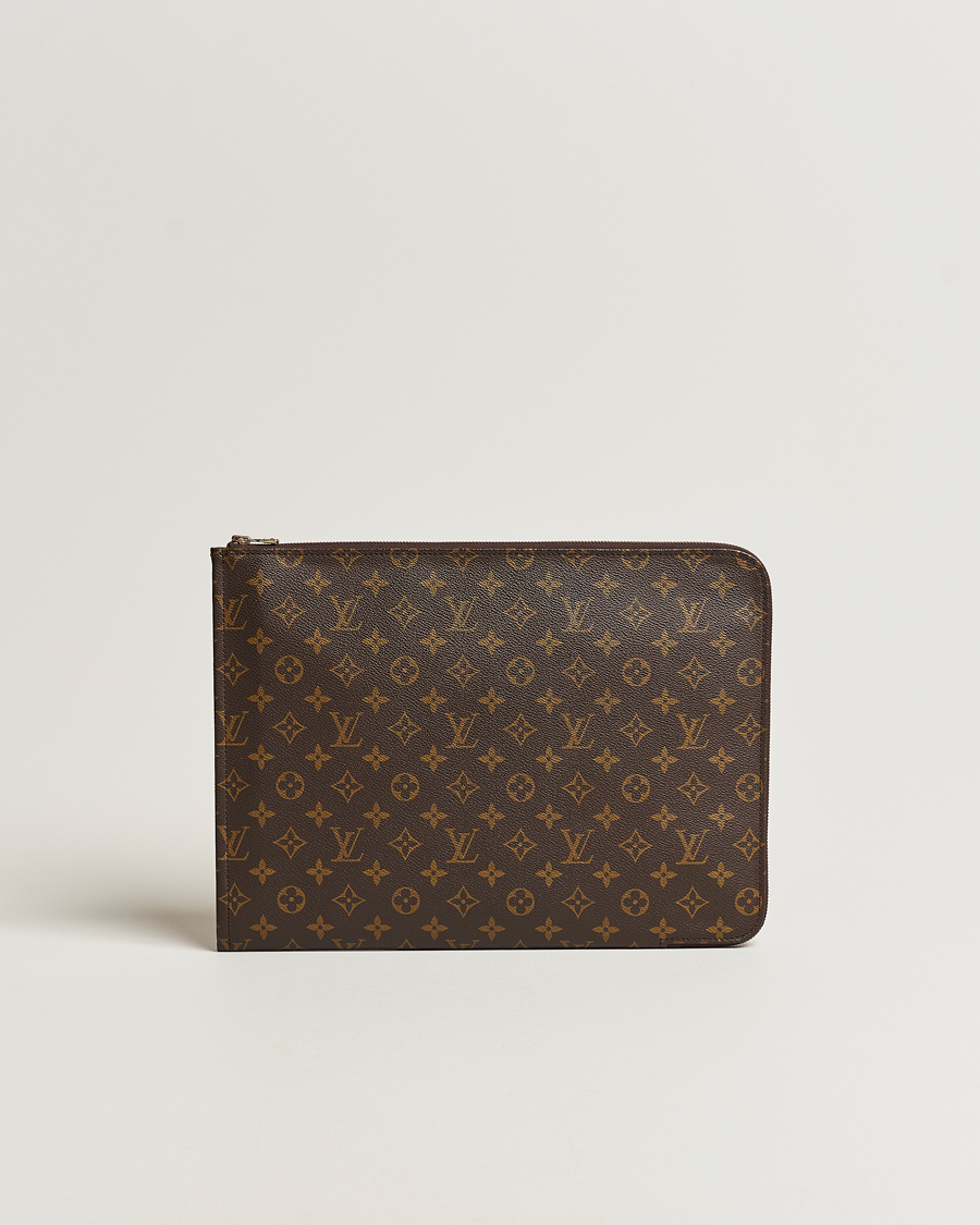 Herre | Louis Vuitton Pre-Owned Posh Documan Document Bag Monogram | Louis Vuitton Pre-Owned | Posh Documan Document Bag Monogram