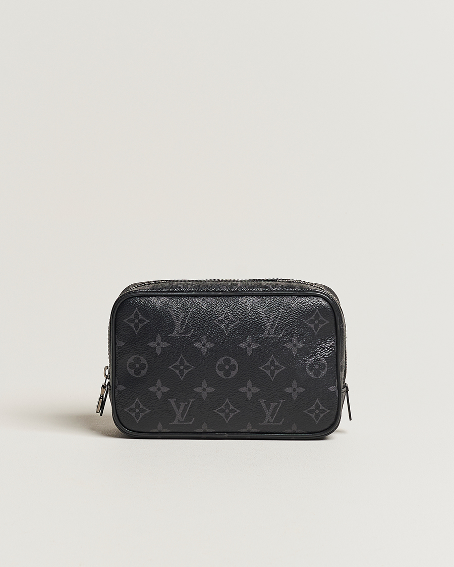 Herre | Louis Vuitton Pre-Owned Toiletry Bag PM Monogram Eclipse | Louis Vuitton Pre-Owned | Toiletry Bag PM Monogram Eclipse
