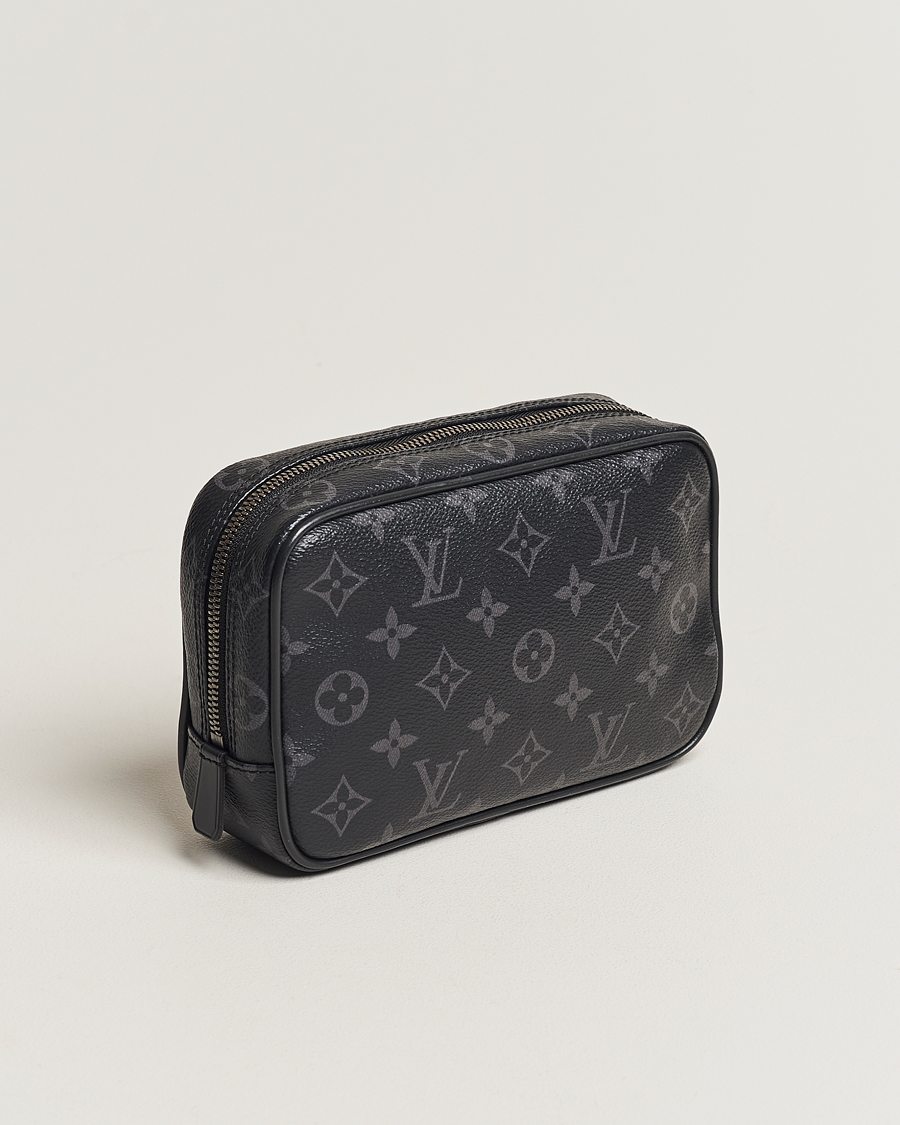 Herre | Louis Vuitton Pre-Owned Toiletry Bag PM Monogram Eclipse | Louis Vuitton Pre-Owned | Toiletry Bag PM Monogram Eclipse