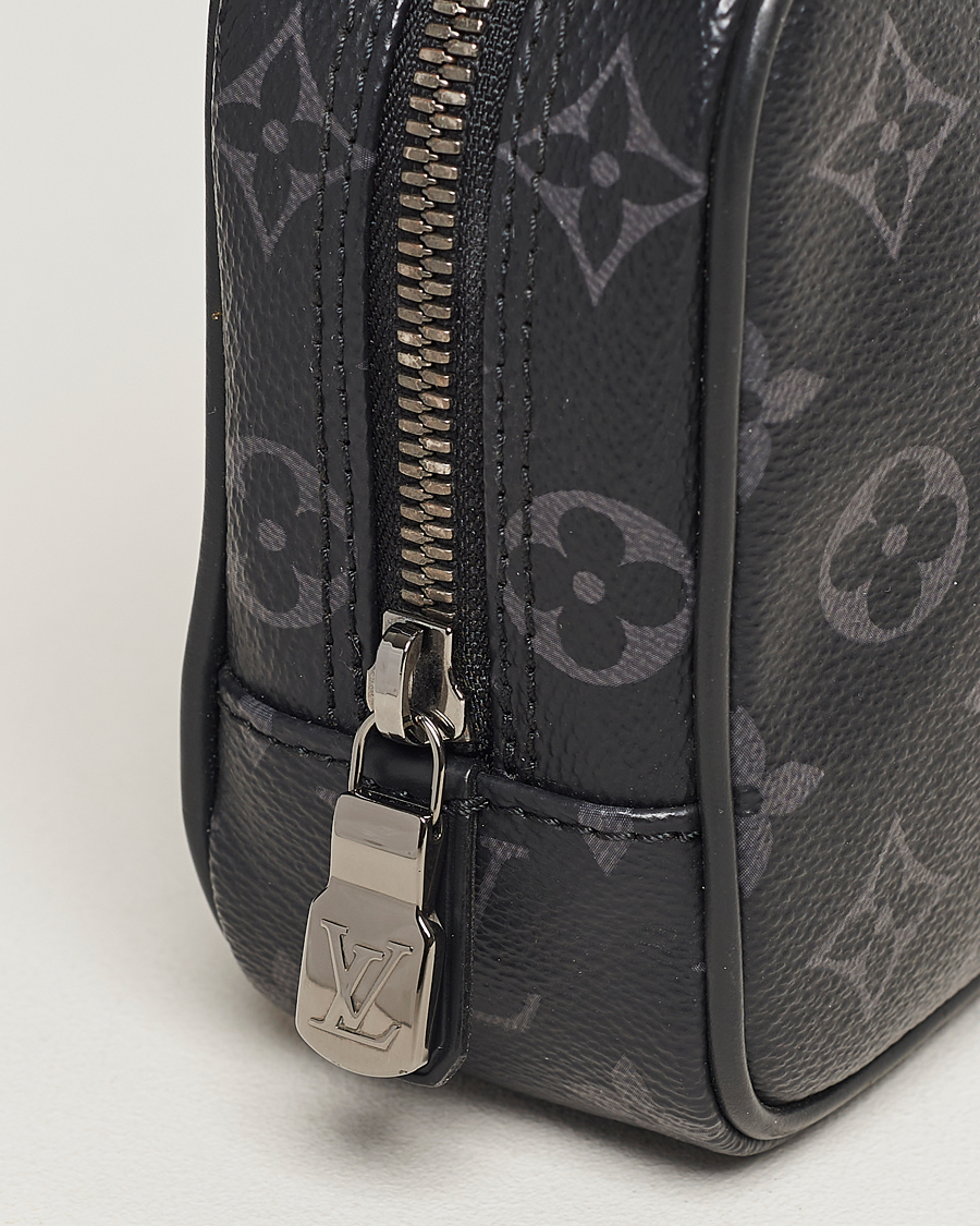 Herre | Louis Vuitton Pre-Owned Toiletry Bag PM Monogram Eclipse | Louis Vuitton Pre-Owned | Toiletry Bag PM Monogram Eclipse