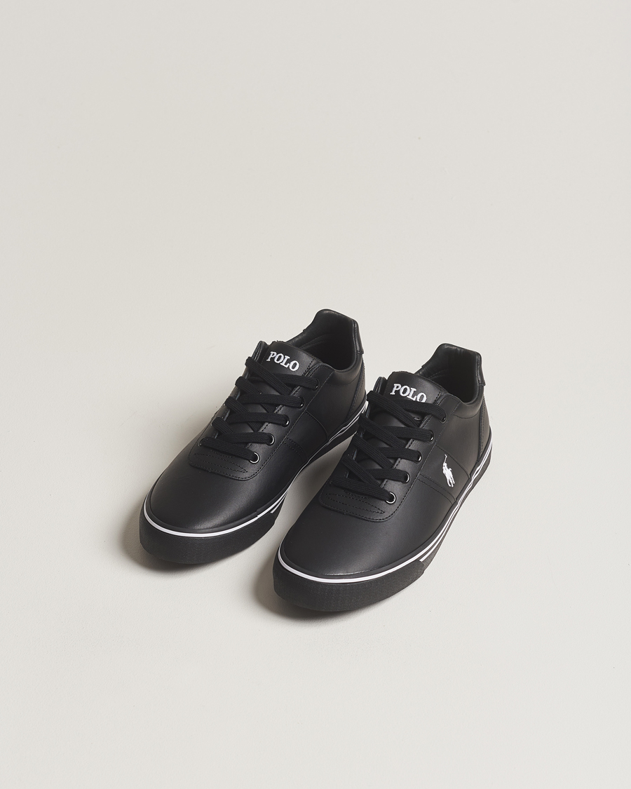 Herre |  | Polo Ralph Lauren | Hanford Leather Sneaker Black