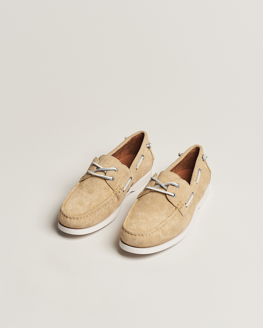 Herre | Seilersko | Polo Ralph Lauren | Merton Suede Boat Shoe Bone