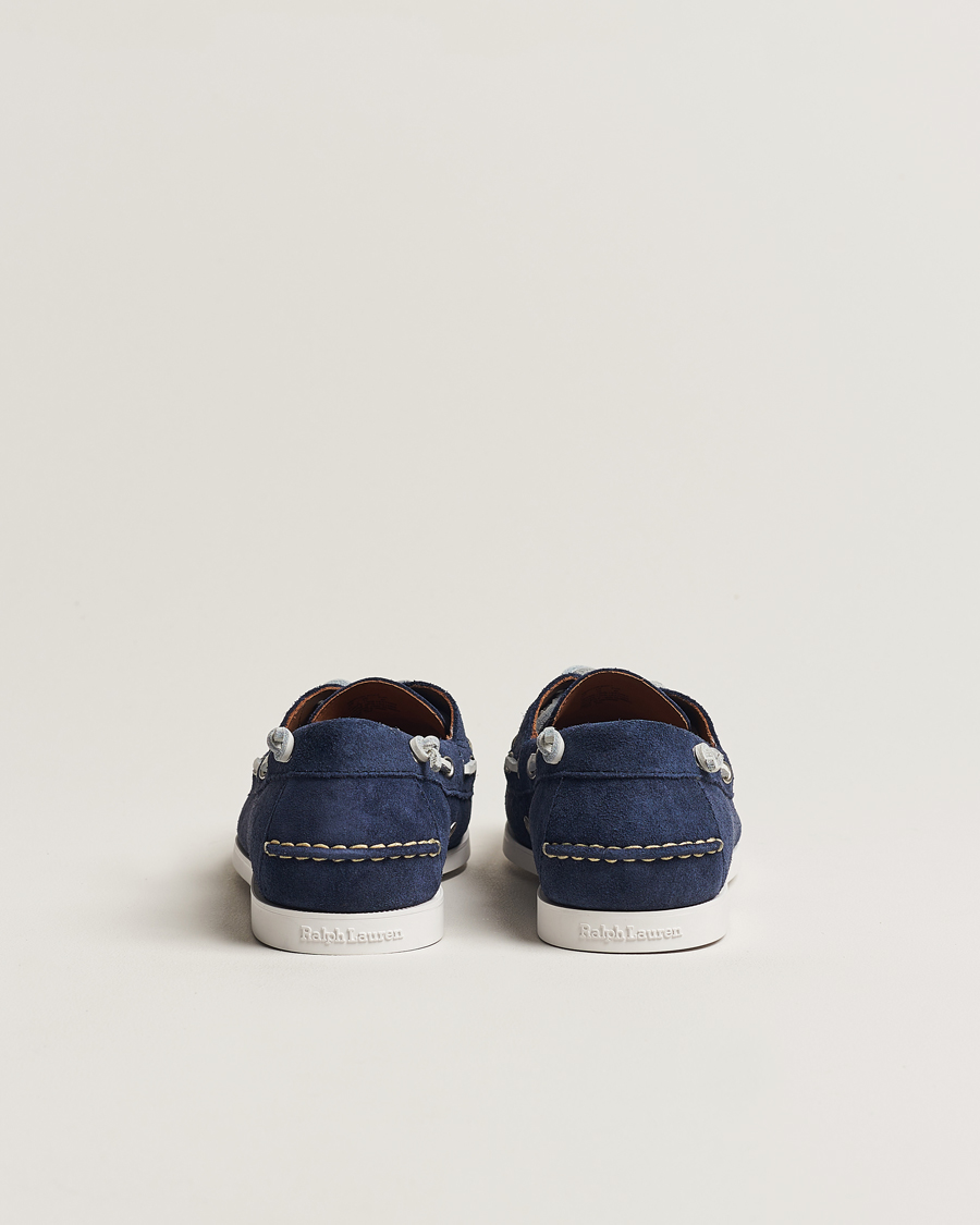 Herre | Polo Ralph Lauren Merton Suede Boat Shoe Hunter Navy | Polo Ralph Lauren | Merton Suede Boat Shoe Hunter Navy