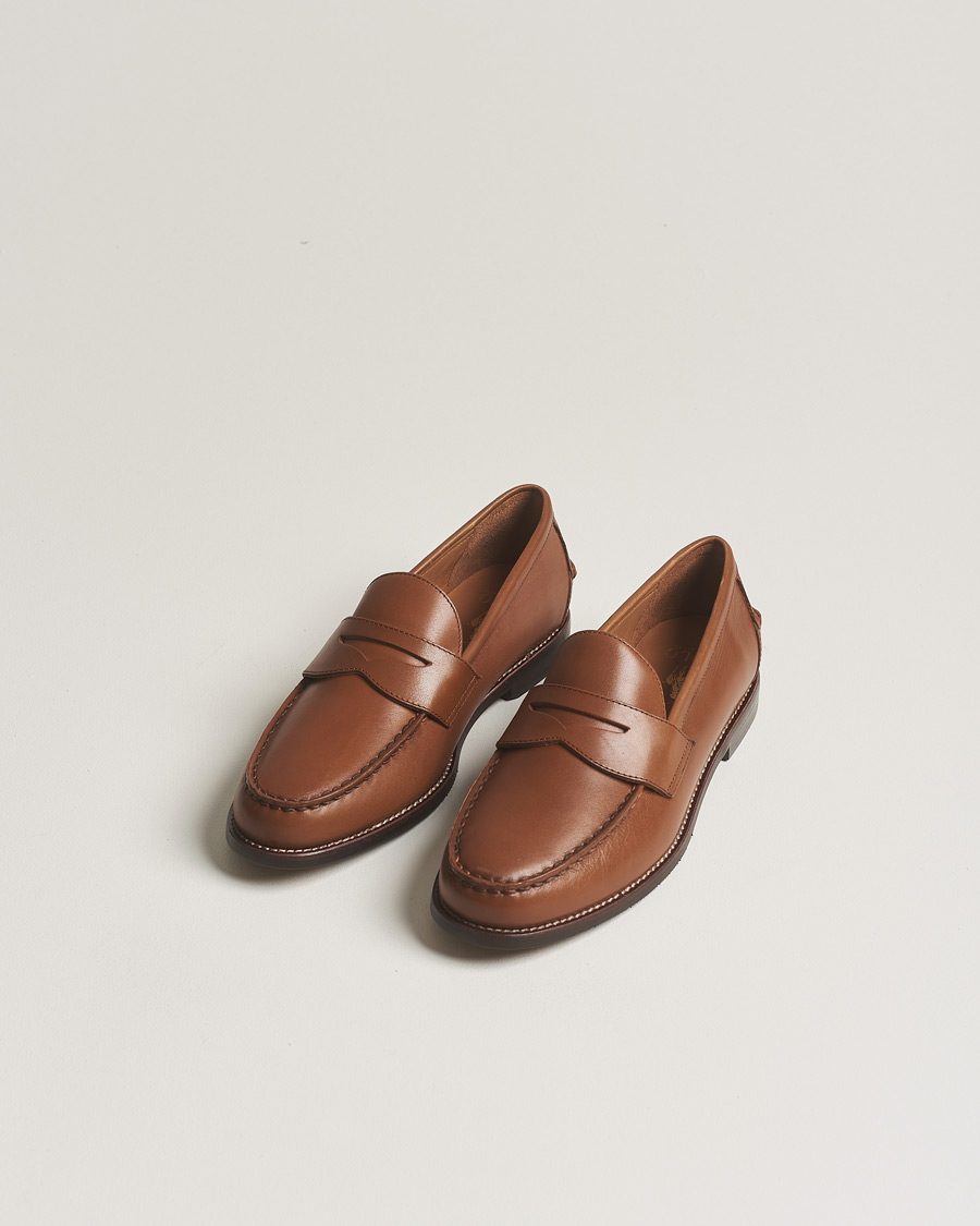 Herre | Loafers | Polo Ralph Lauren | Leather Penny Loafer  Polo Tan