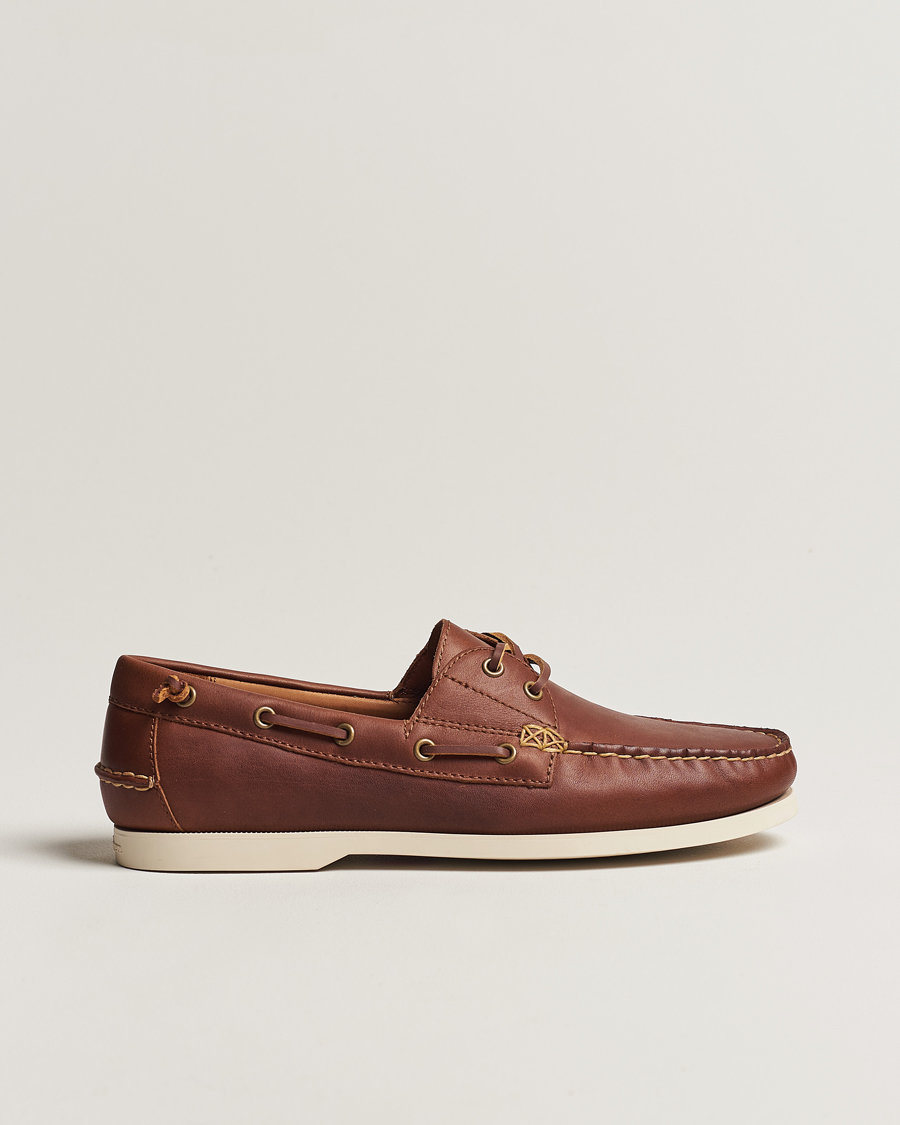 Herre | Seilersko | Polo Ralph Lauren | Merton Leather Boat Shoe Tan
