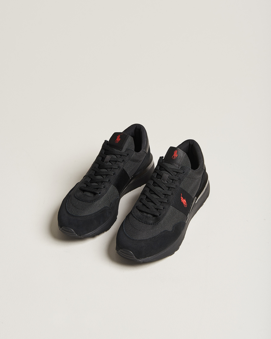 Herre | Sko i mokka | Polo Ralph Lauren | Train 89 Running Sneaker Black