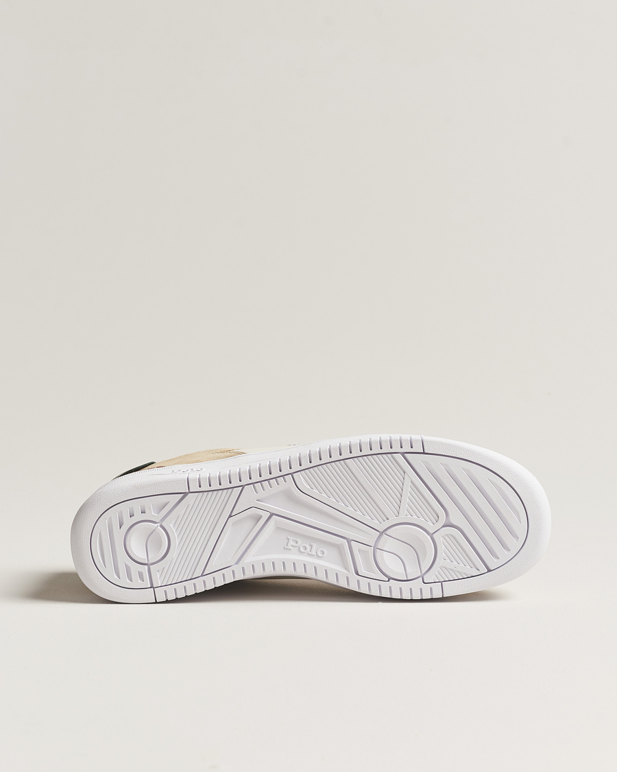 Herre | Polo Ralph Lauren Masters Court Leather/Suede Sneaker White | Polo Ralph Lauren | Masters Court Leather/Suede Sneaker White