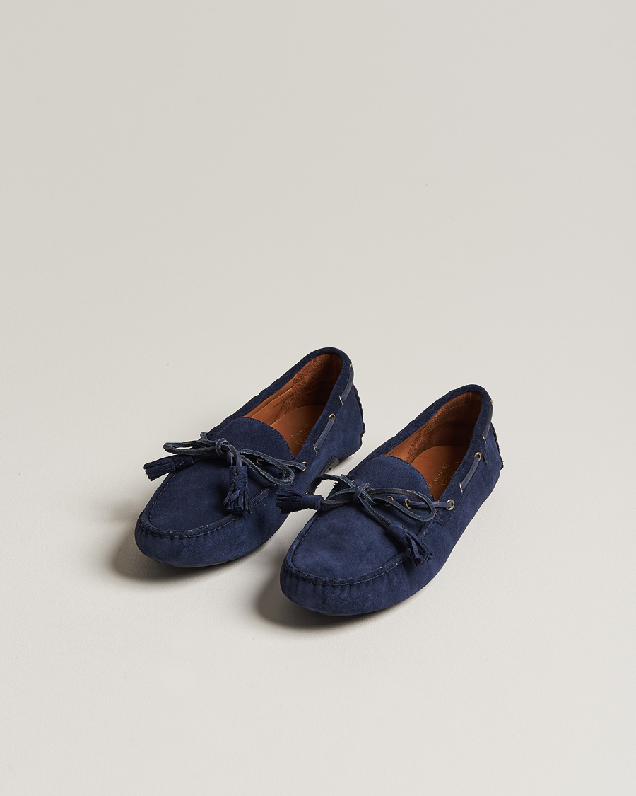 Herre | Preppy Authentic | Polo Ralph Lauren | Anders Suede Car Shoe Hunter Navy