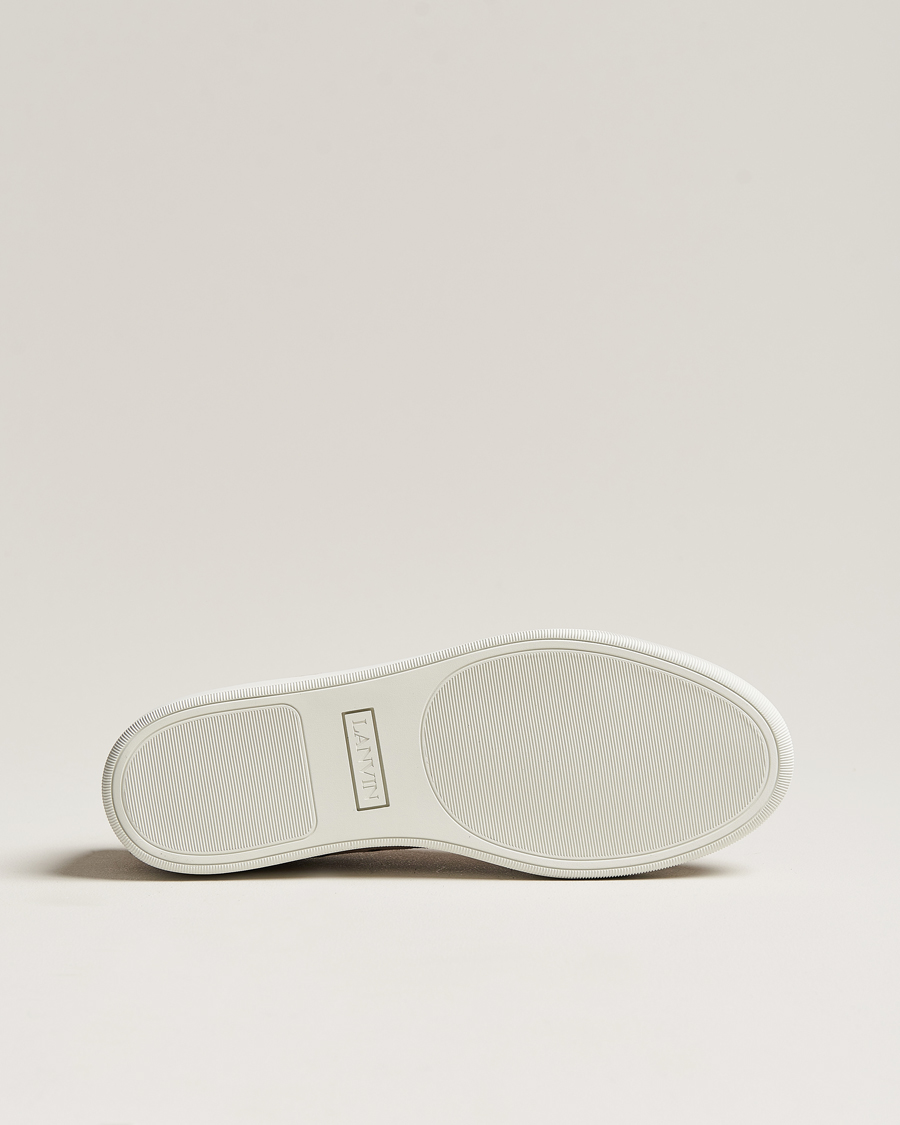 Herre | Lanvin Nappa Cap Toe Sneaker Beige | Lanvin | Nappa Cap Toe Sneaker Beige