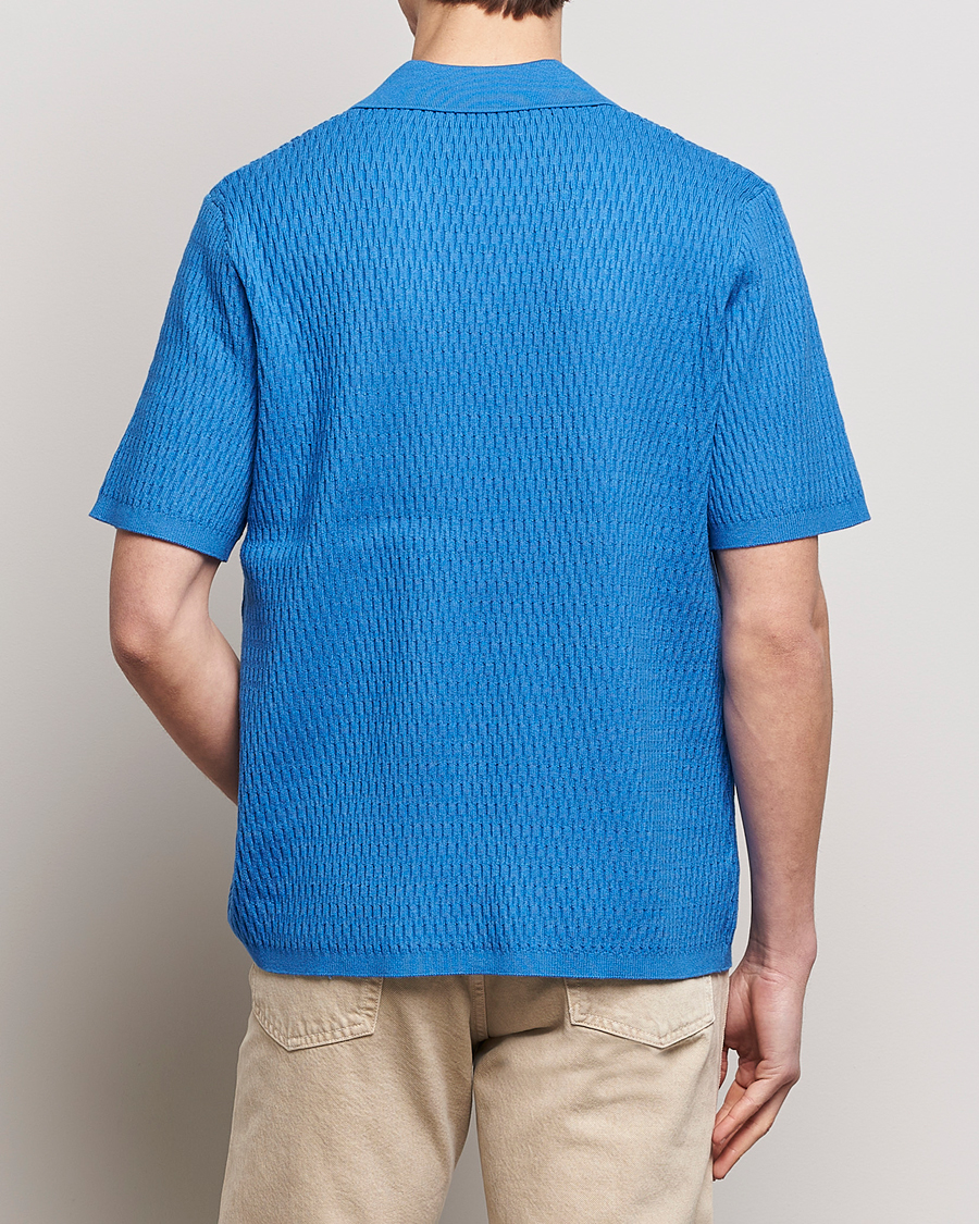 Herre | Skjorter | Samsøe Samsøe | Sagabin Resort Collar Short Sleeve Shirt Super Sonic
