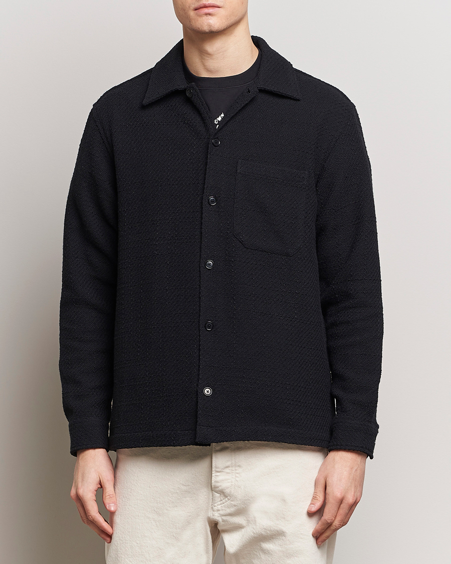 Herre | Skjortejakke | Samsøe Samsøe | Sacastor Knitted Overshirt Black