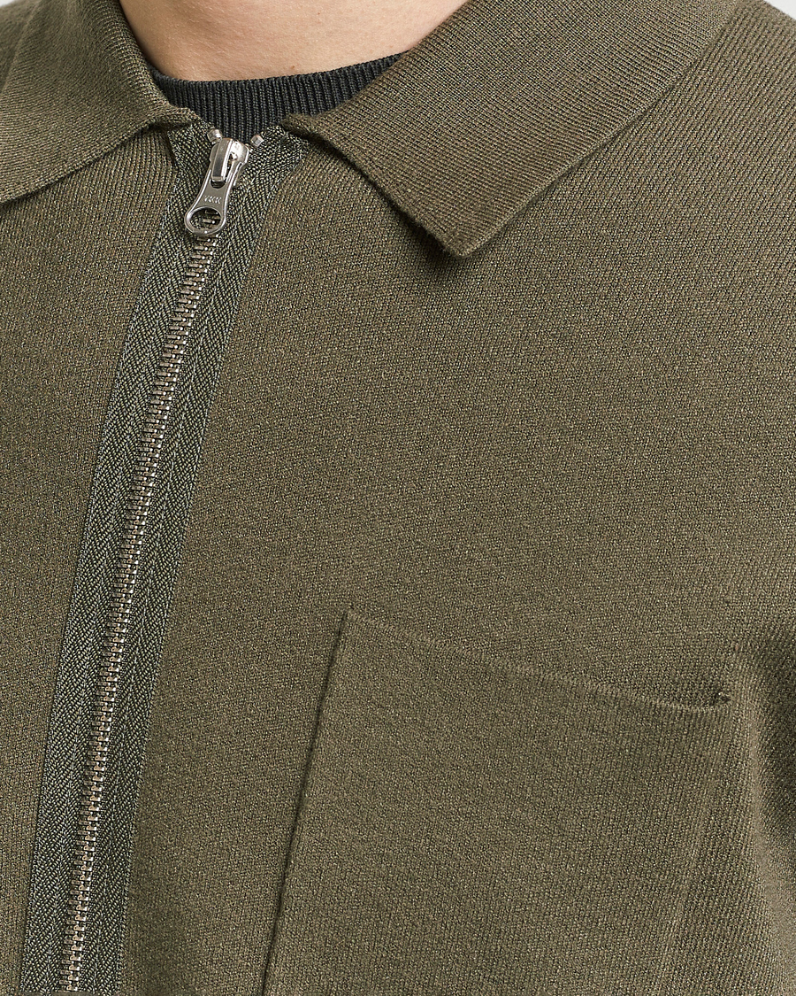 Herre | Gensere | Samsøe Samsøe | Guna Full Zip Dusty Olive