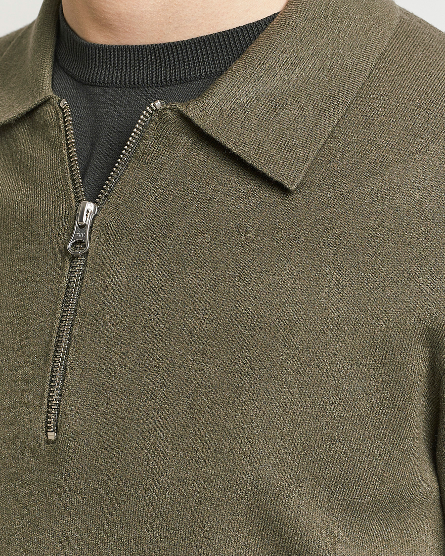 Herre | Gensere | Samsøe Samsøe | Guna Half Zip Dusty Olive