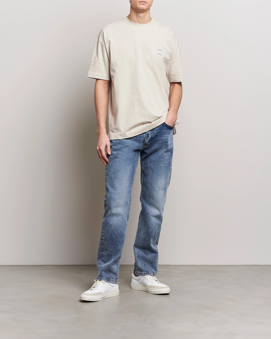 Herre | T-Shirts | Samsøe Samsøe | Joel Organic Cotton T-Shirt Moonstruck