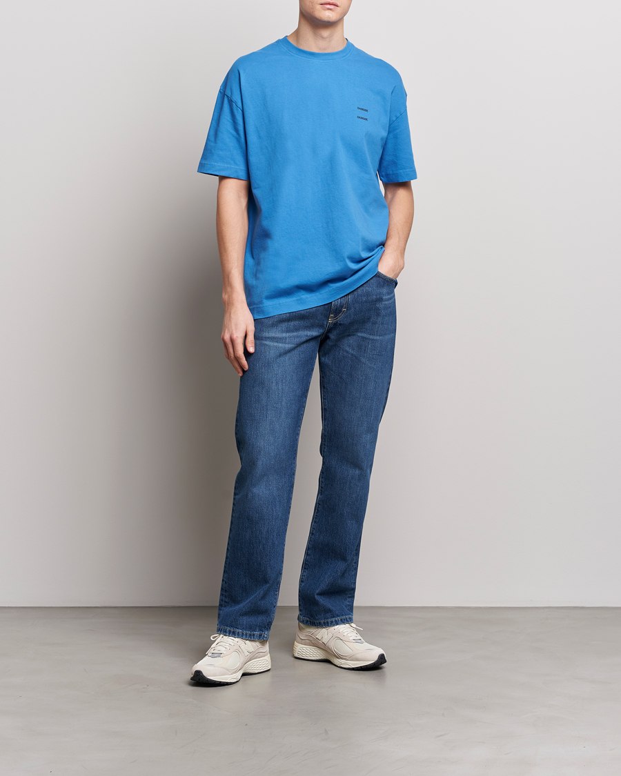 Herre | T-Shirts | Samsøe Samsøe | Joel Organic Cotton T-Shirt Super Sonic