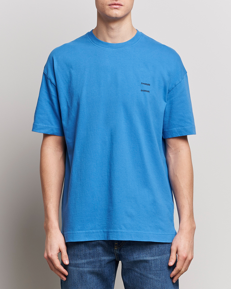 Herre | T-Shirts | Samsøe Samsøe | Joel Organic Cotton T-Shirt Super Sonic