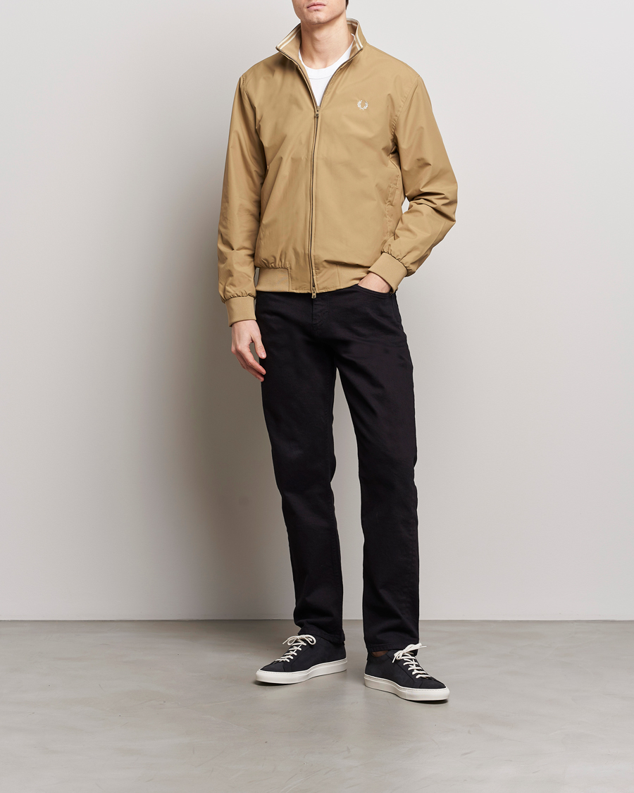 Herre | Jakker | Fred Perry | Brentham Jacket Warm Stone