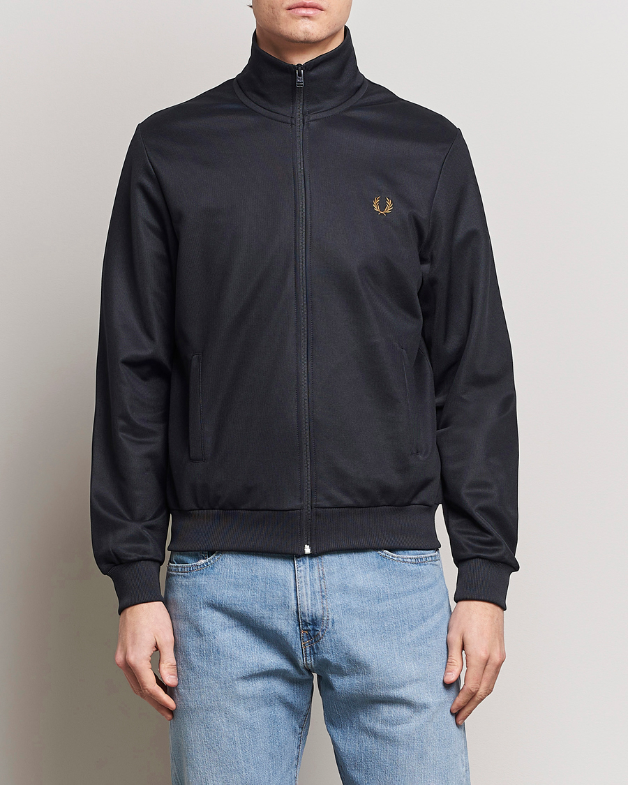 Herre | Gensere | Fred Perry | Track Jacket Navy