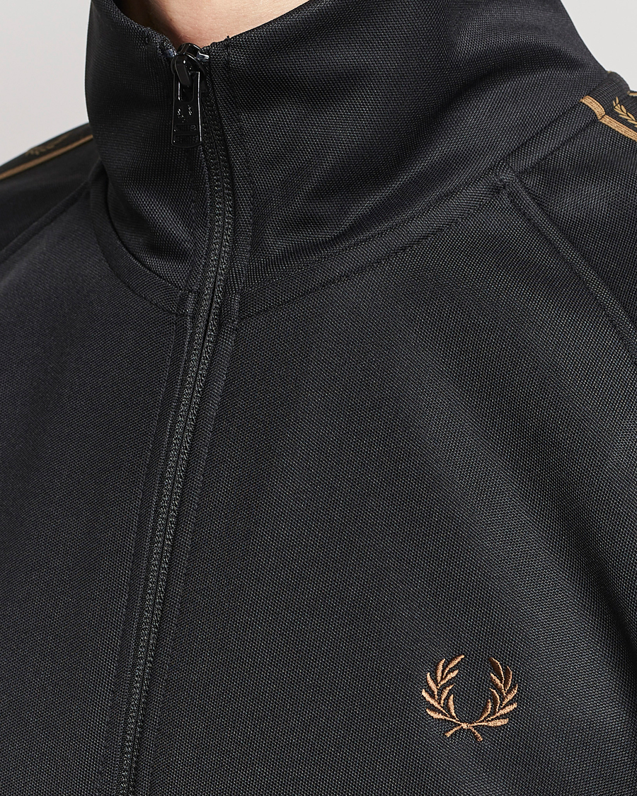 Herre | Gensere | Fred Perry | Taped Track Jacket Black