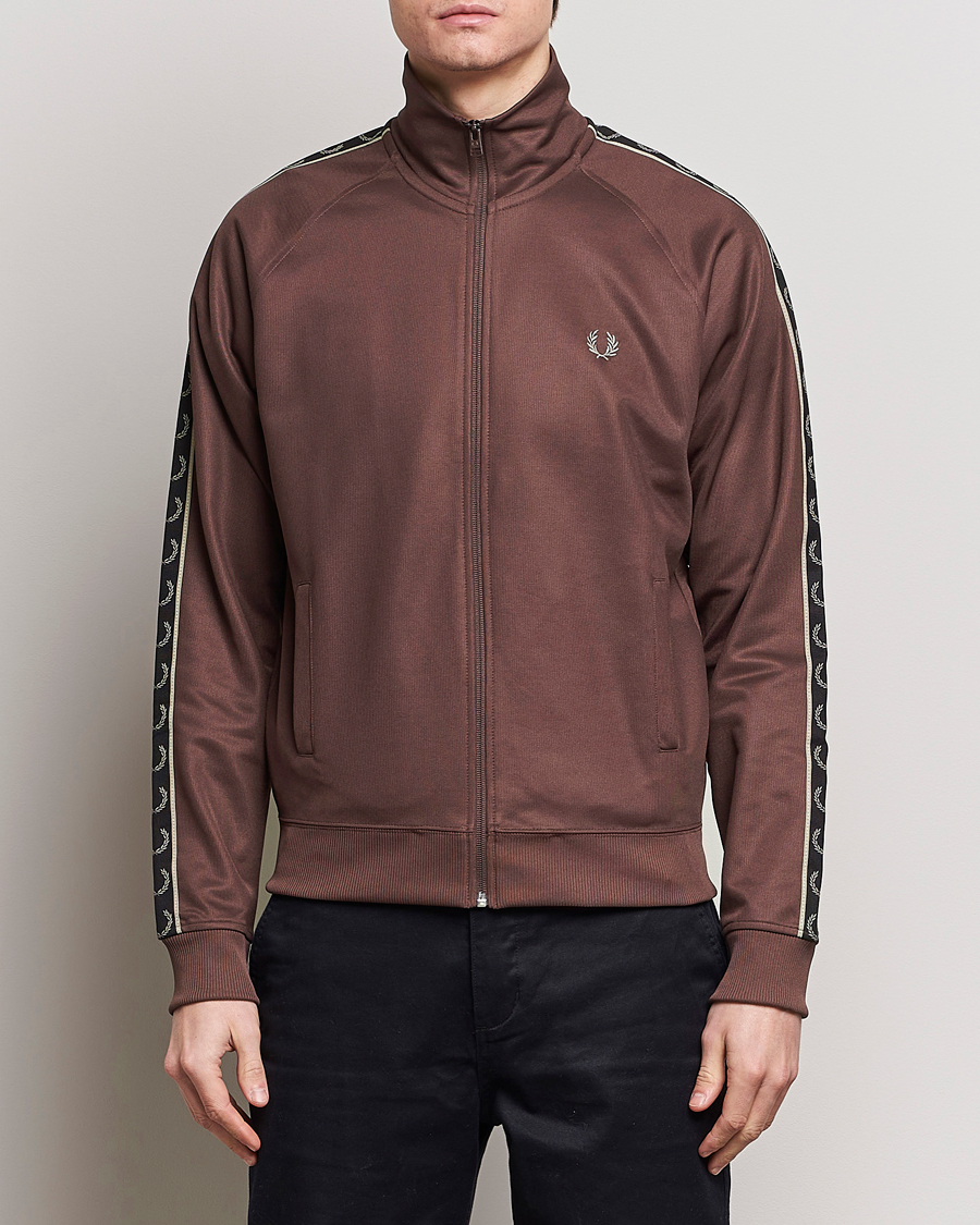 Herre |  | Fred Perry | Taped Track Jacket Brick Red