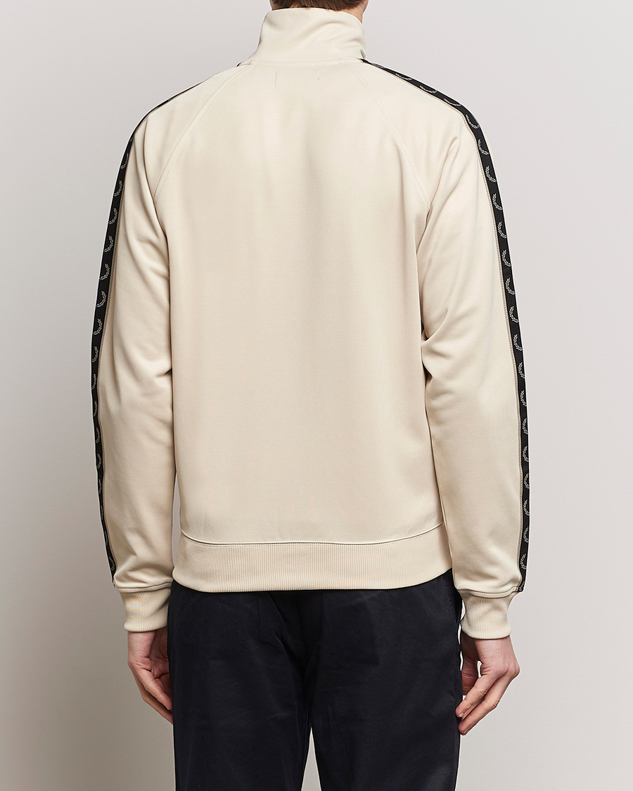 Herre | Gensere | Fred Perry | Taped Track Jacket Oatmeal