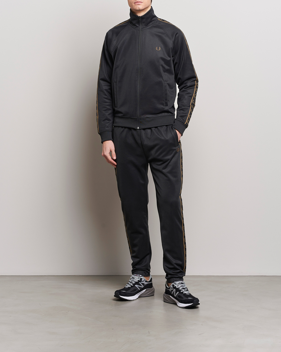 Herre | Bukser | Fred Perry | Taped Track Pants Black